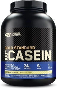 OPTIMUM NUTRITION GOLD STANDARD 100% Micellar Casein Protein Powder, 4 Pounds