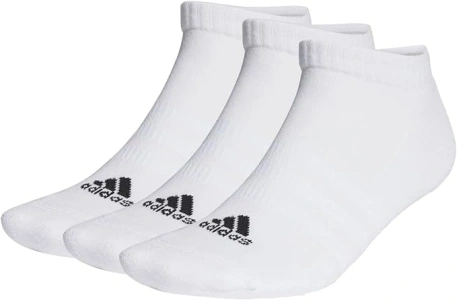 Adidas EBB61 Men's Cushion Low Cut Socks, Set of 3 Pairs