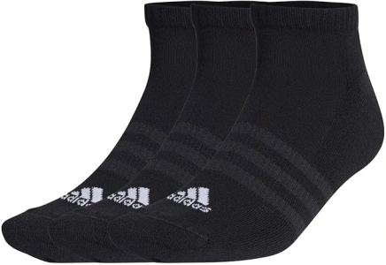 Adidas EBB61 Men's Cushion Low Cut Socks, Set of 3 Pairs