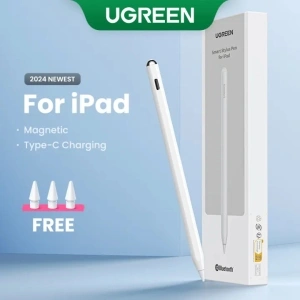 UGREEN Stylus Pen for iPad Apple Pencil Active Stylus Pen for iPad Air3/4, iPad Pro 2021 2022 2023 2024 iPad Accessories Touch Pen