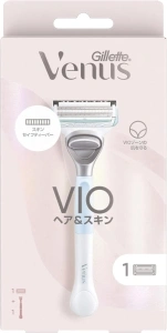 Gillette Vina VIO Hair & Skin for Women Razor Body + 1 Replacement Blade