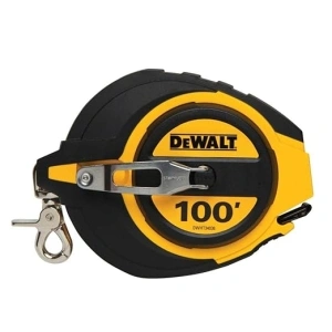 DEWALT Tape Measure, Closed Case, 100-Foot (DWHT34036L)