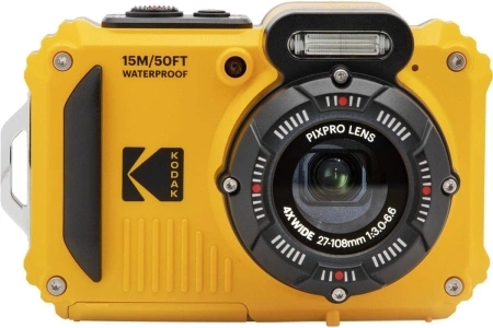 KODAK PIXPRO WPZ2 Rugged Waterproof Shockproof Dustproof WiFi Digital Camera 16MP 4X Optical Zoom 1080P Full HD Video Vlogging Camera 2.7