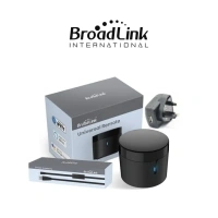 BroadLink RM4 Mini Bundle Set with HTS2 and Singapore Safety Mark Adapter, Smart Home Automation, IR Blaster, Universal Remote Controller, Smart Home, Smart Gadget