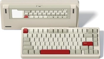 Womier SK75 75% Keyboard with Full Aluminum Wireless Mechanical Gaming Keyboard, VIA Custom Pre-lubed POM Switches RGB Creamy Gaming Key Board, 3-Modes Gasket Hot Swappable, White-1