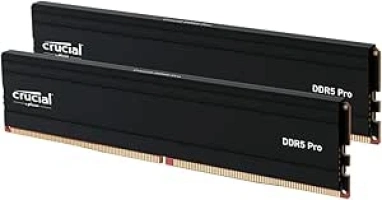Crucial Pro 48GB DDR5 RAM Kit (2x24GB), 5600MHz (or 5200MHz or 4800MHz) Desktop Memory, UDIMM 288-Pin, Compatible with 13th Gen Intel Core and AMD Ryzen 7000 - CP2K24G56C46U5